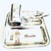 personalised-stainless-steel-plate-set-for-kids