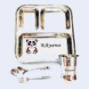 personalised-stainless-steel-plate-set-for-kids