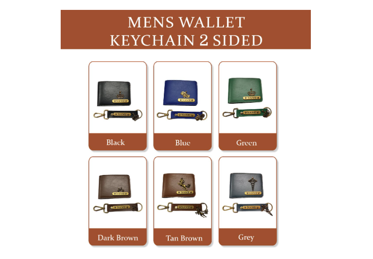 personalised-men-wallet-and-keychain-gift-combo-set-of-2