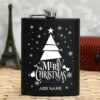 Personalized Engraved Stainless Steel Hip Flask