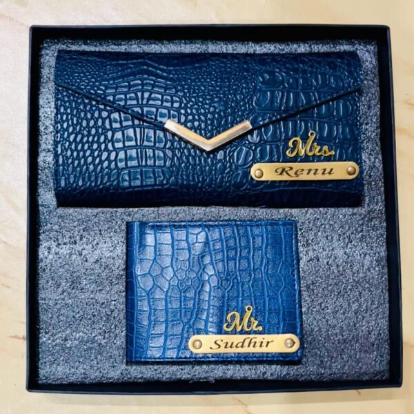 customized-couple-wallet-croco-textured-combo-set-of-2